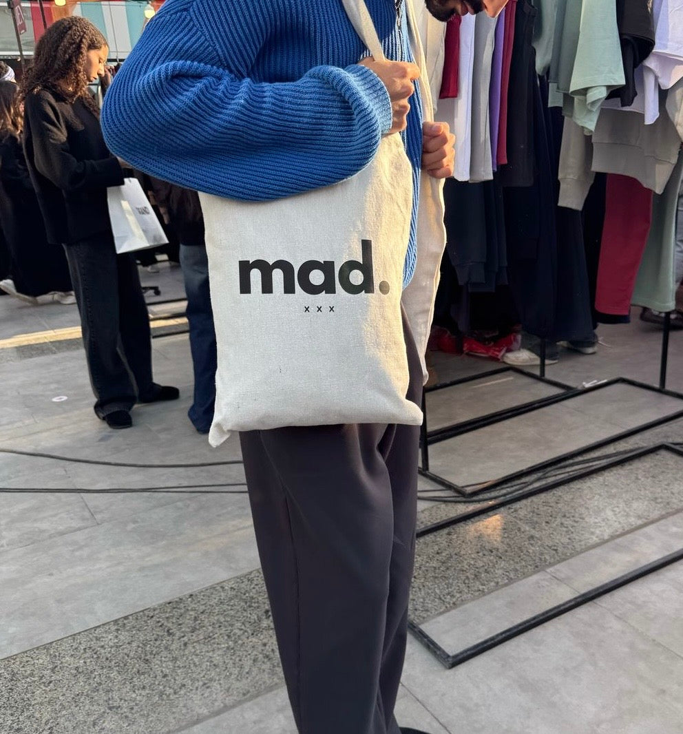 The mad. tote bag