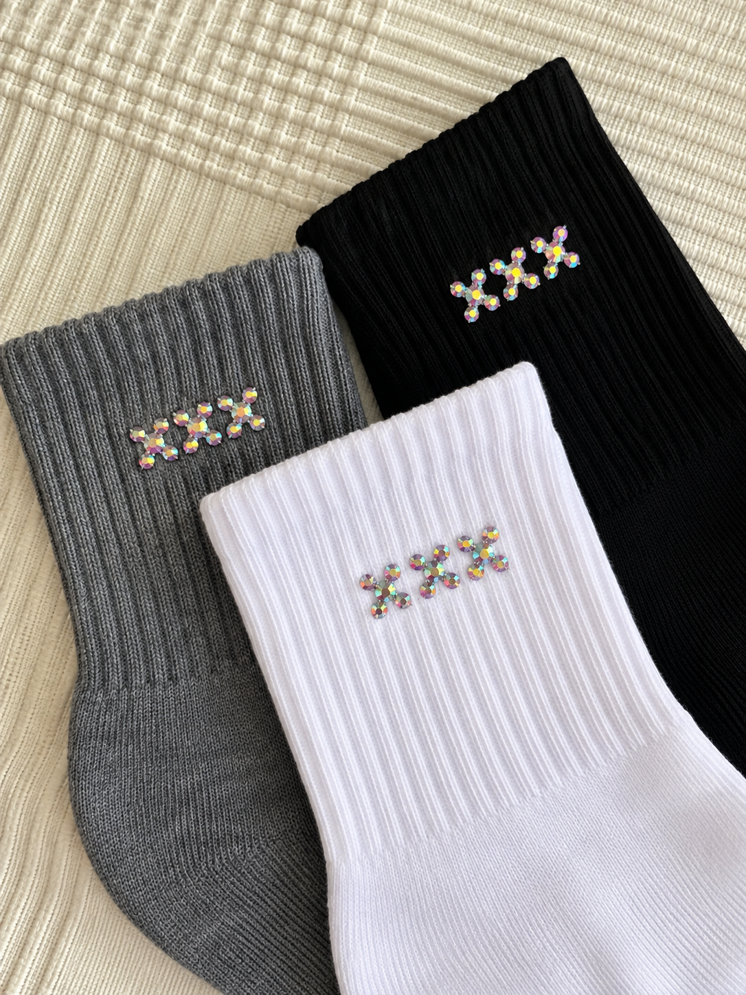 The classic sparkle mad grip socks