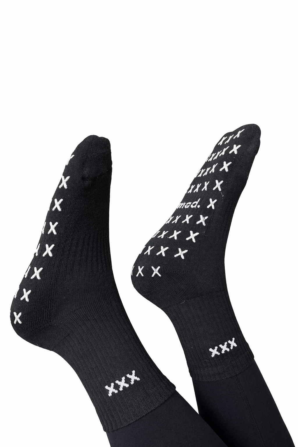 Black classic mad grip socks