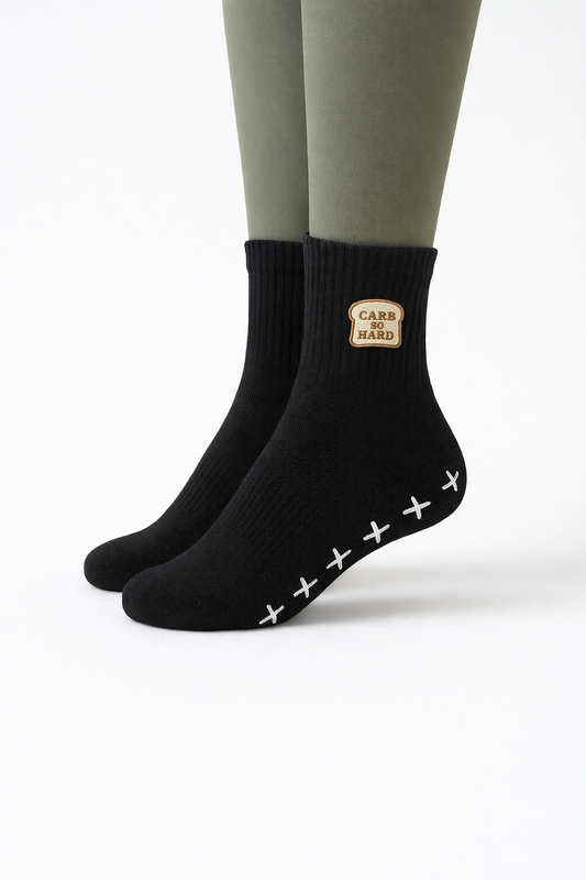 ‘Carb so hard’ mad grip socks