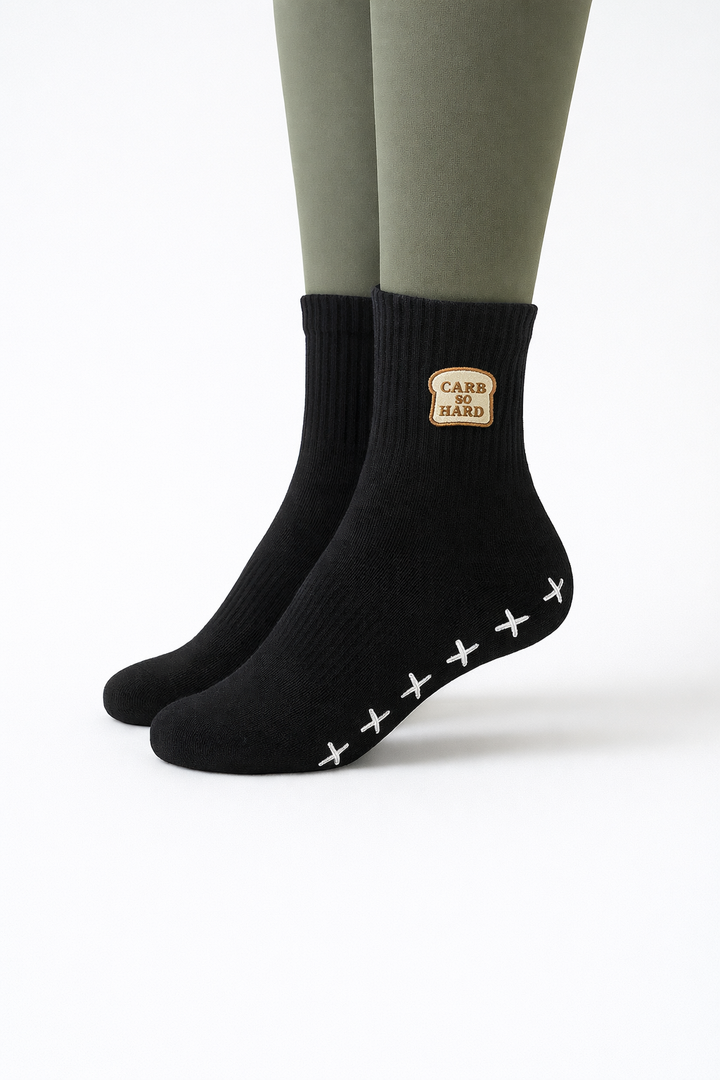 ‘Carb so hard’ mad grip socks