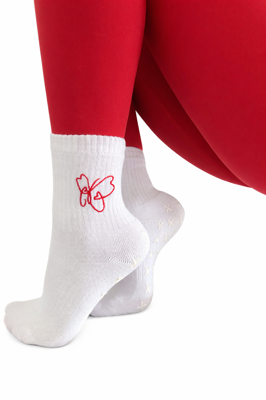 The butterfly mad grip socks- hearts & crafts edition