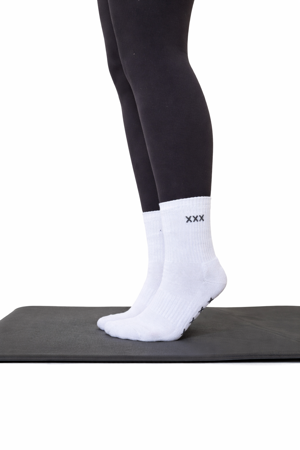 White classic mad grip socks