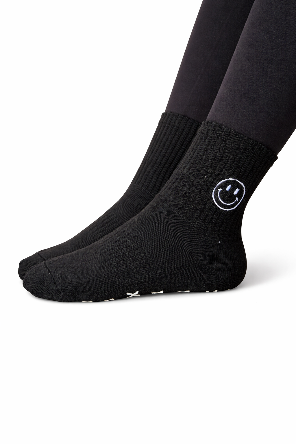 Smiley mad grip socks